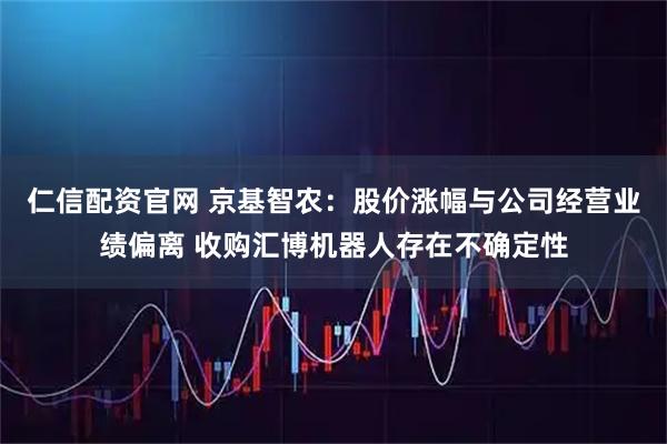 仁信配资官网 京基智农：股价涨幅与公司经营业绩偏离 收购汇博机器人存在不确定性